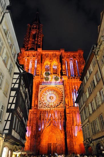 illuminations de la cathédrale de Strasbourg
