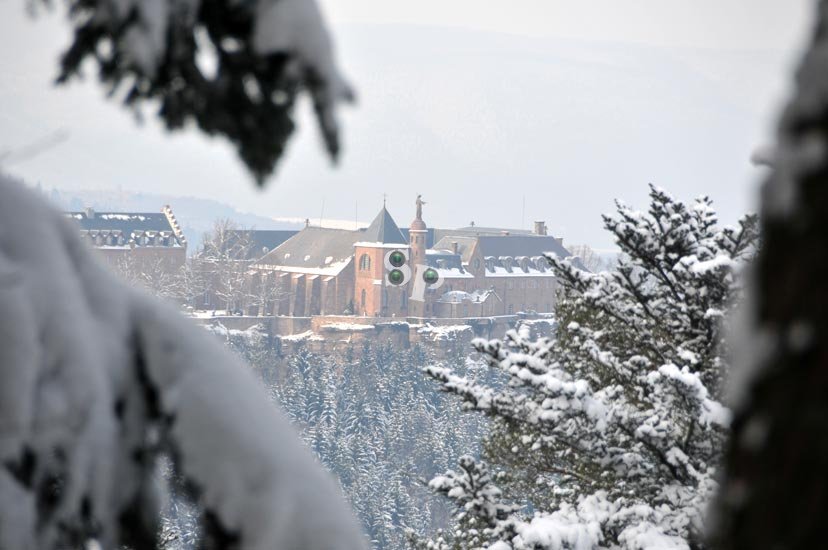 Mont Sainte Odile sous la neige