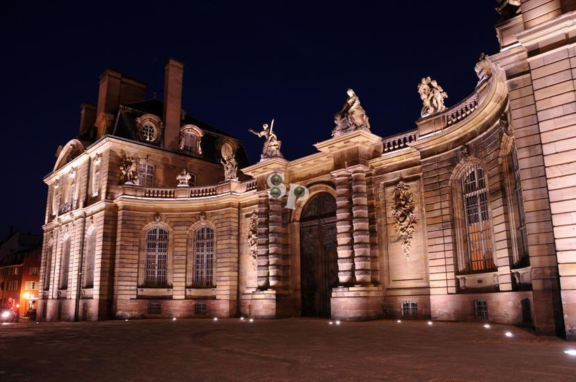 Photos de nuit : Palais Rohan