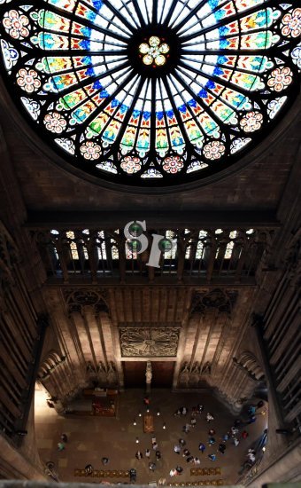 rosace de la cathédrale de Strasbourg