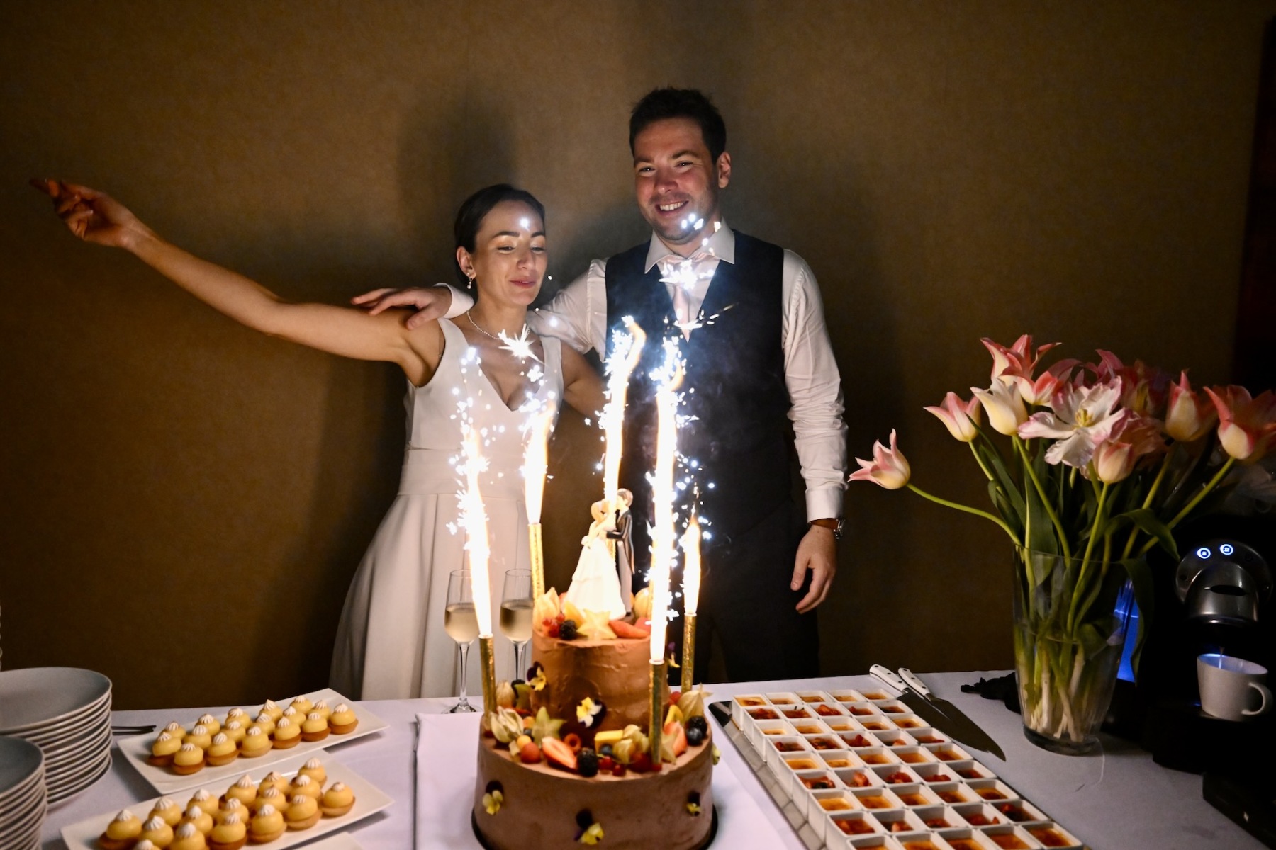 Photos de mariage au Château de Pourtalès