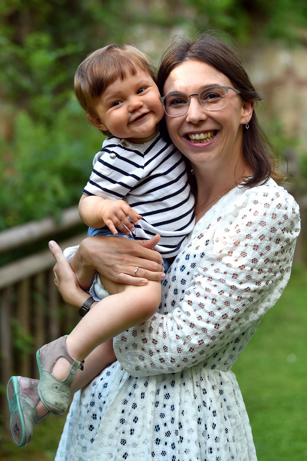 photo de bébé et de maman