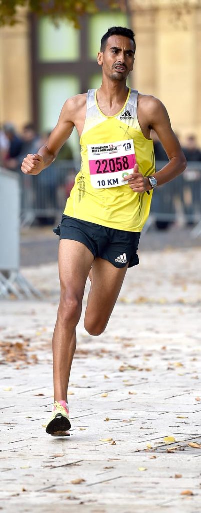 Abdelilah Cherkaoui, vainqueur du 10km à Metz